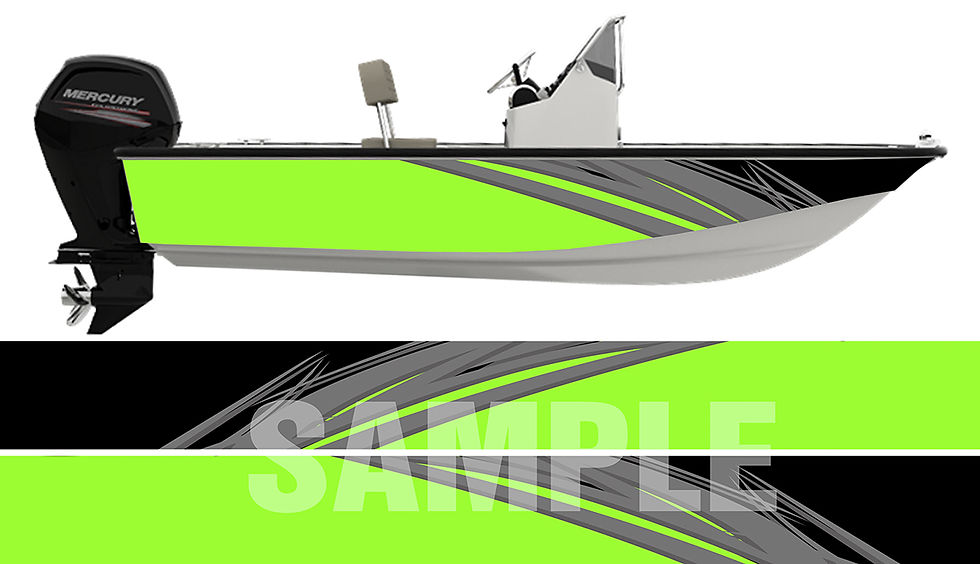 green boston whaler wrap