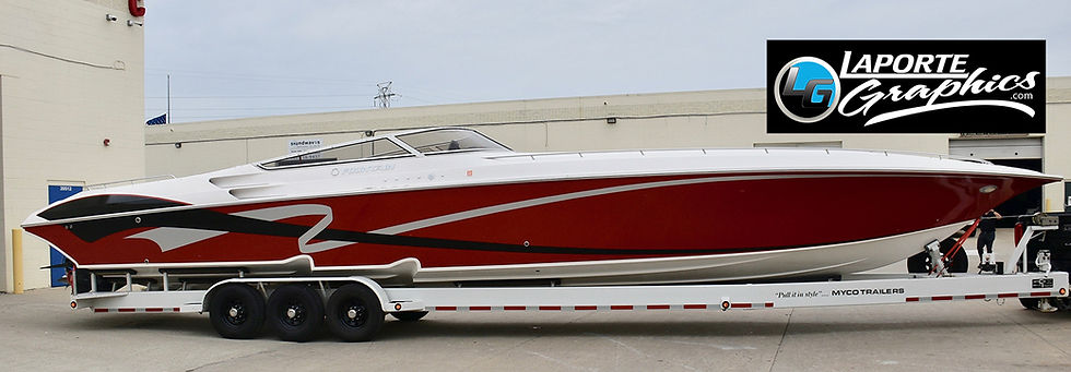 Boat Wraps by Laporte Graphics