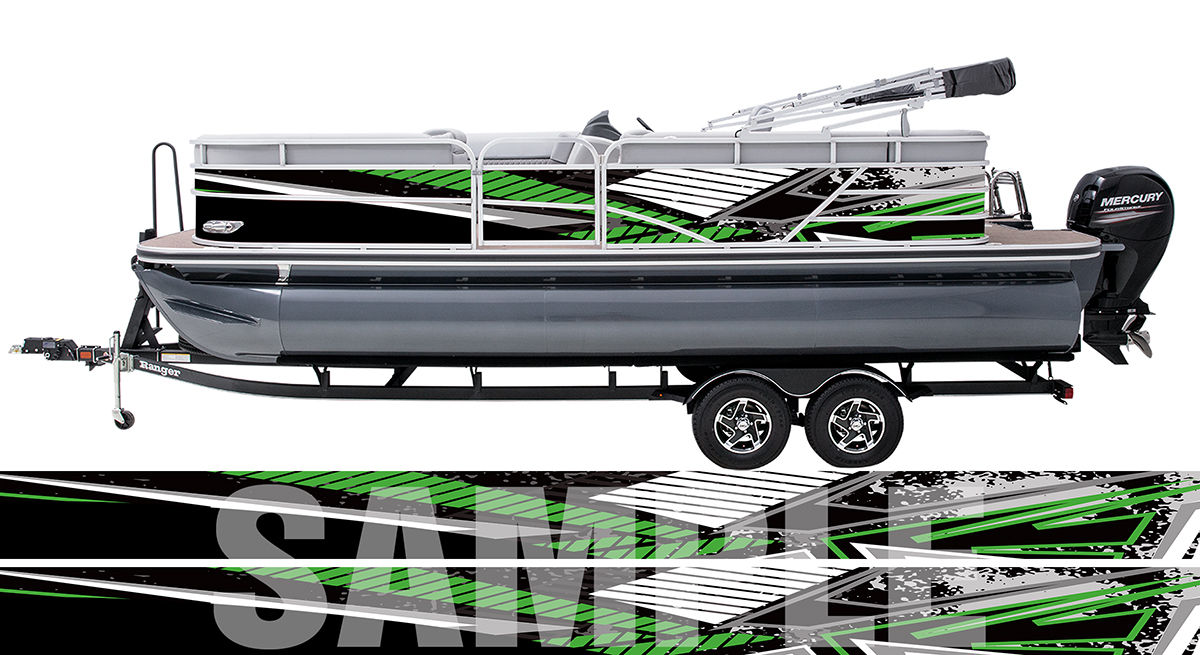 Boat Wrap 007 2FT x 22FT Set of 2