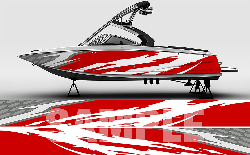 Thumbnail: Boat Wrap 019 3FT x 25FT Set of 2