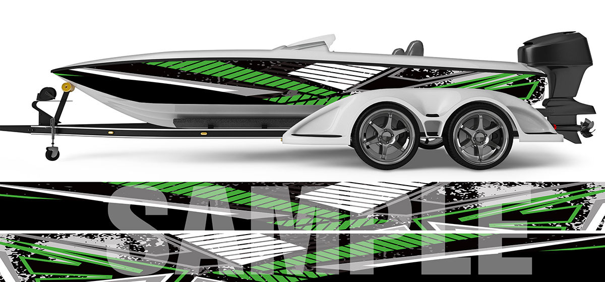Boat Wrap 007 2FT x 25FT Set of 2