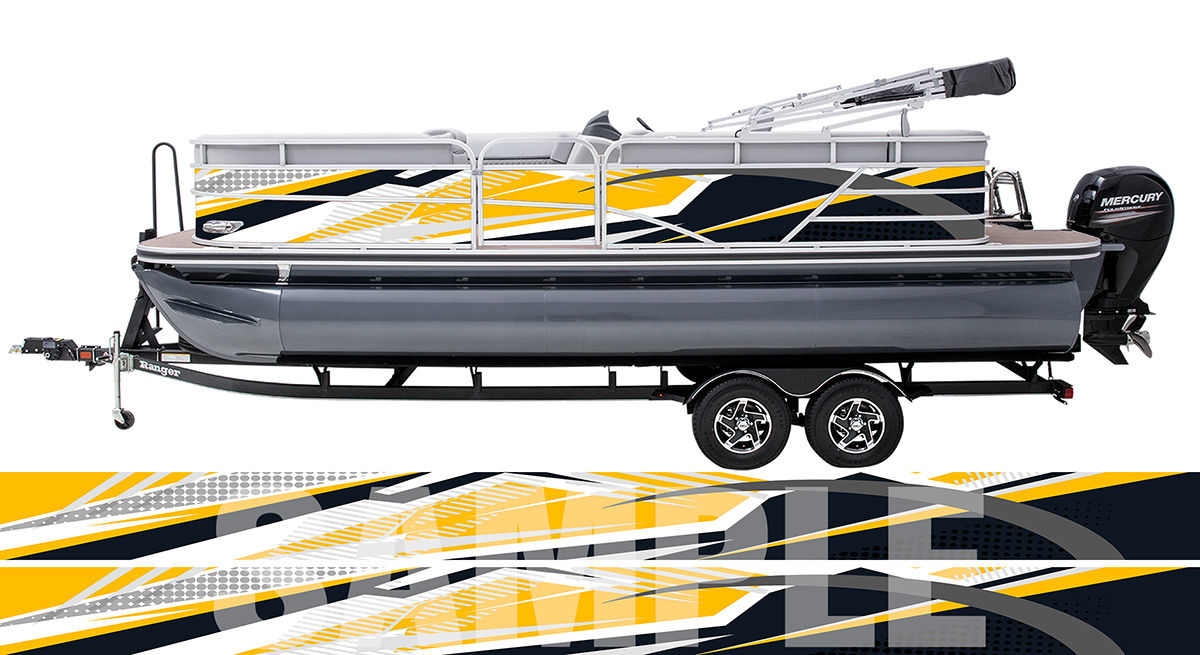Boat Wrap 013 2FT x 22FT Set of 2