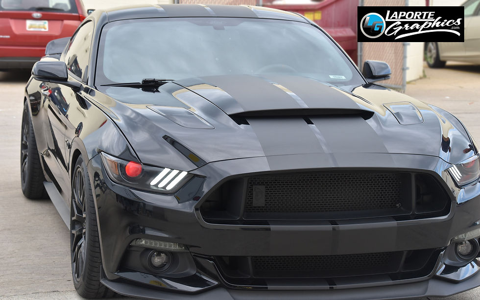 Mustang Black Stripes