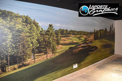 Golf Scene Wall Wraps