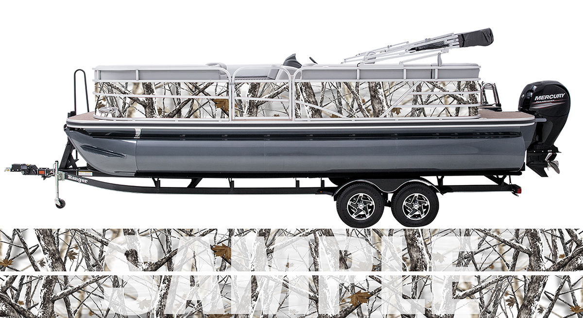 Pontoon Snow Camo