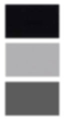 Black, Gray, Dark Gray