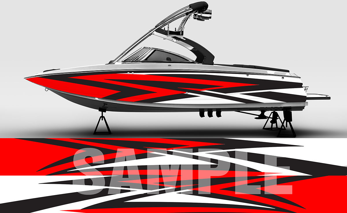 Boat Wrap 004 3FT x 30FT Set of 2