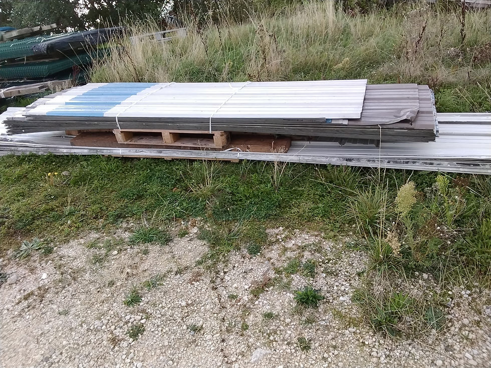 Tôle bac acier 110cmx6-4-3m