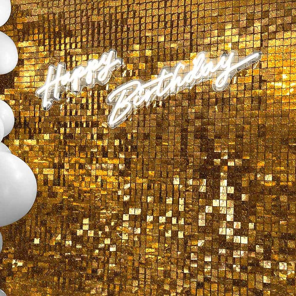 Miniatura: Painel Mágico Decorativo Lantejoula Shimmer Wall Laser Ouro