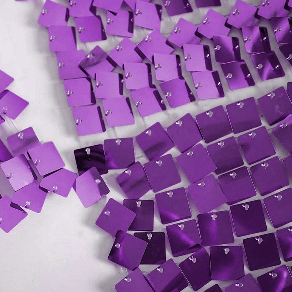 Miniatura: Painel Mágico Decorativo Lantejoula Shimmer Wall Roxo