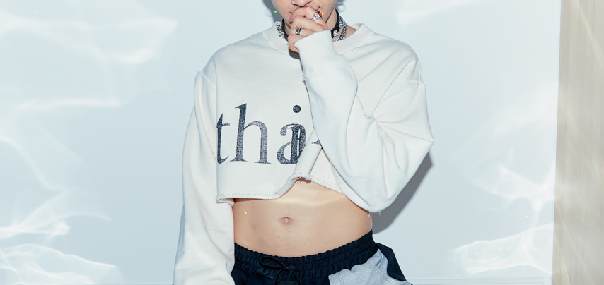 Olly Alexander wears rings by tinkershack