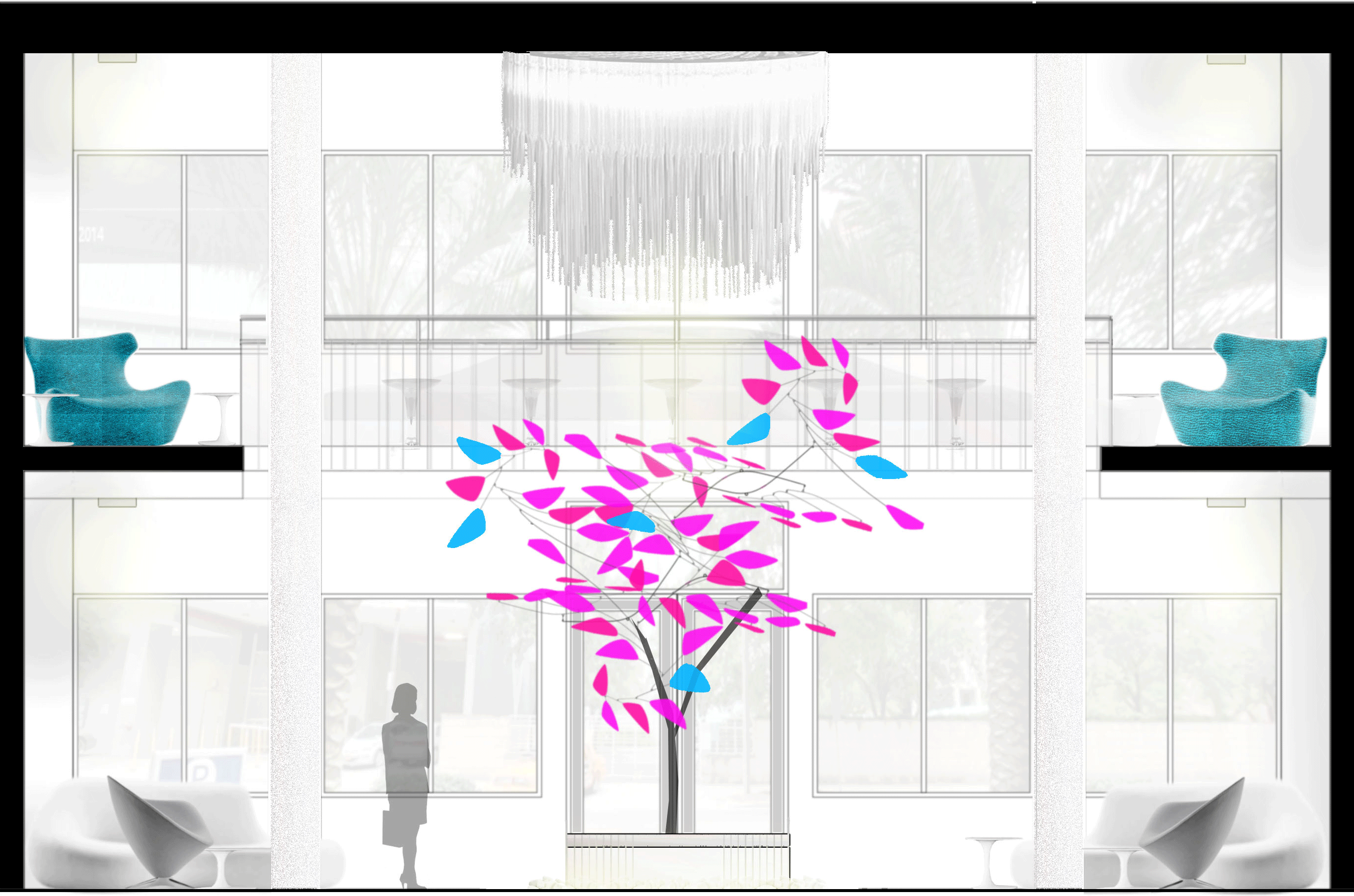 LOBBY (Interior Elevation)