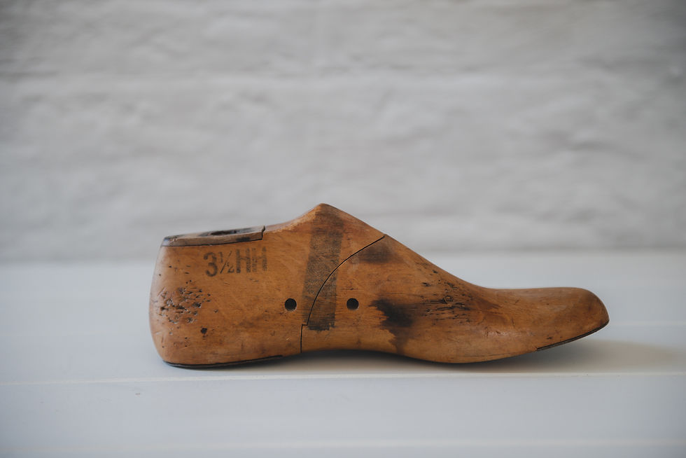 Thumbnail: Vintage Wooden Shoe Last