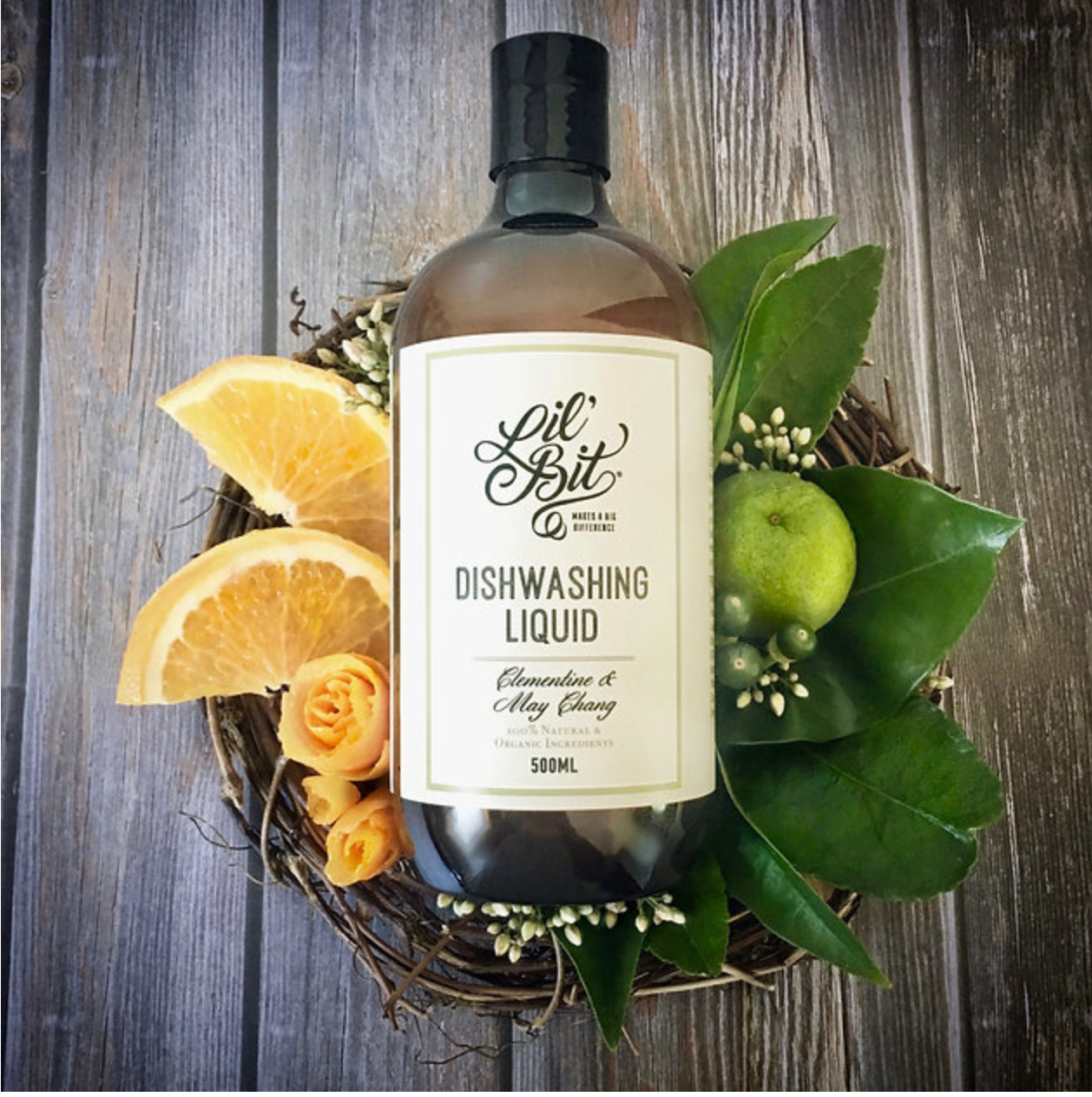 Lil' Bit May Chang & Clementine Dishwashing Liquid 500ml