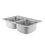 Thumbnail: 50/50 DOUBLE BOWL TOP MOUNT KITCHEN SINK
