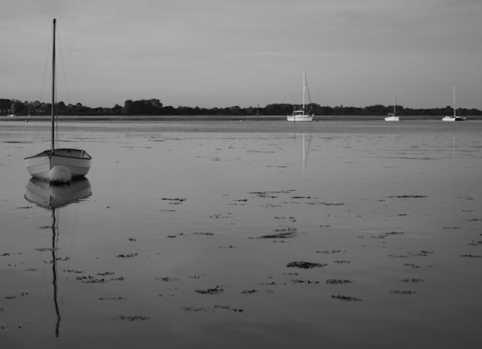 MOORED AT EMSWORTH by Andrew kendon