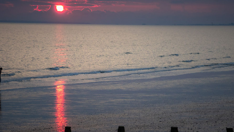 Taking photos of the sea