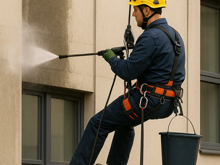 Limpeza de Fachada: Técnicas, Produtos e Frequência Ideal para Prédios.