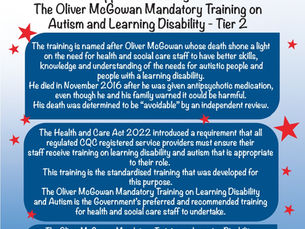 Course Outline Oliver McGowan Mandatory Training on Learning Disability and Autism - Page 1