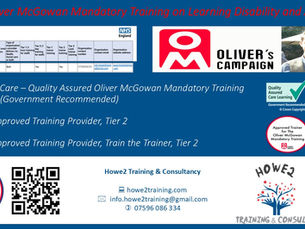 Oliver McGowan Mandatory Training on Learning Disability & Autism