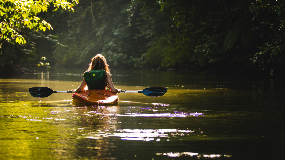 Canoeing on the River Wye