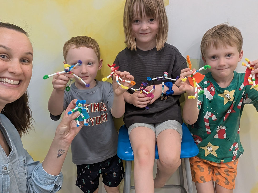 Pipe cleaner superheros