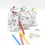 Thumbnail: 1 washable birthday pouch to color (oekotex and made in France)