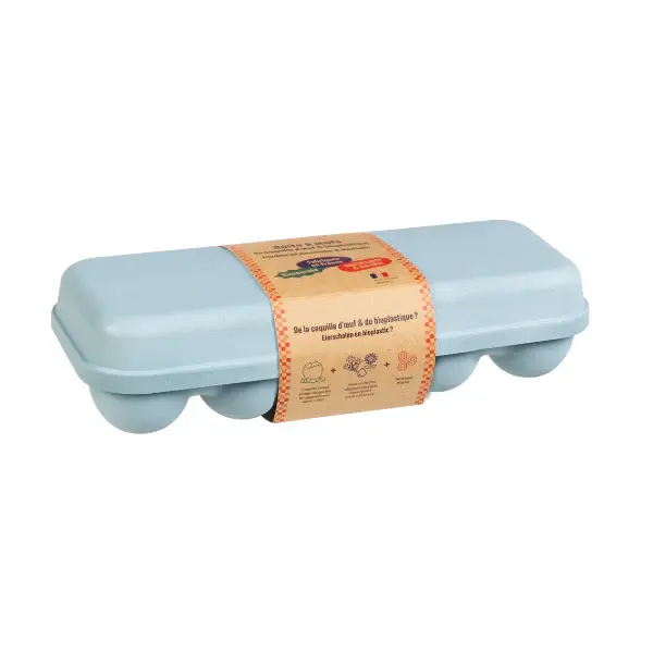 Box of 10 shell eggs - blue