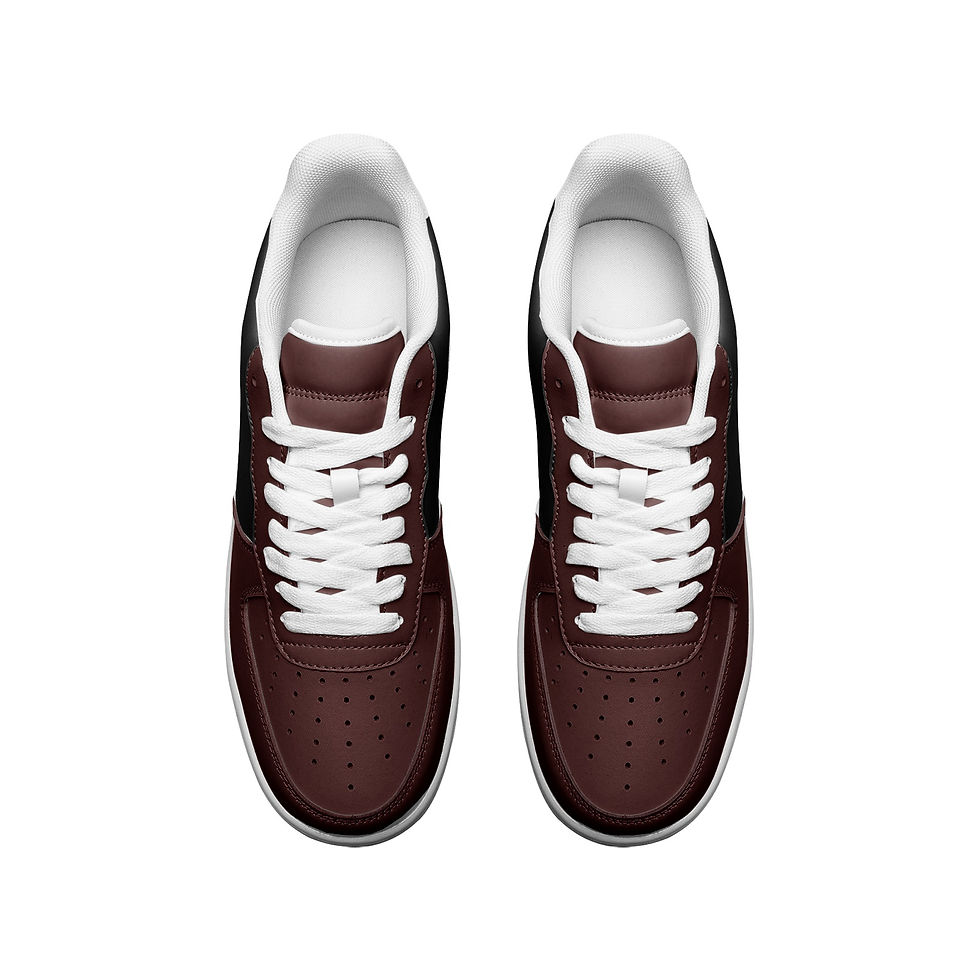 Thumbnail: Zapato color marron con negro para caballero moda casual