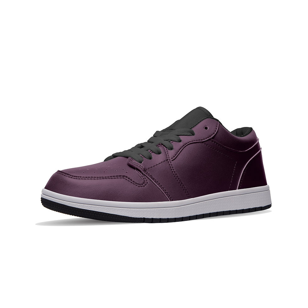 Thumbnail: Zapato purpura morado para caballero moda casual