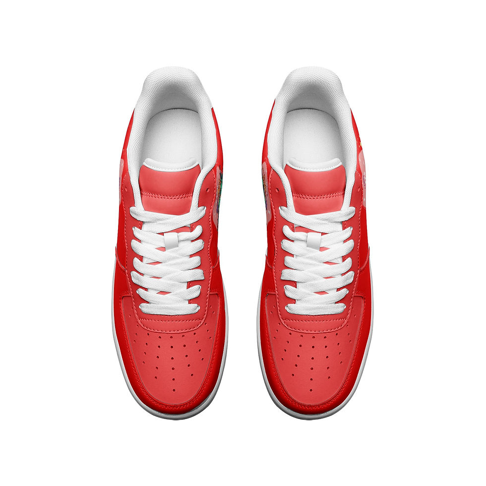 Miniatura: Unisex Low Top Leather Sneakers