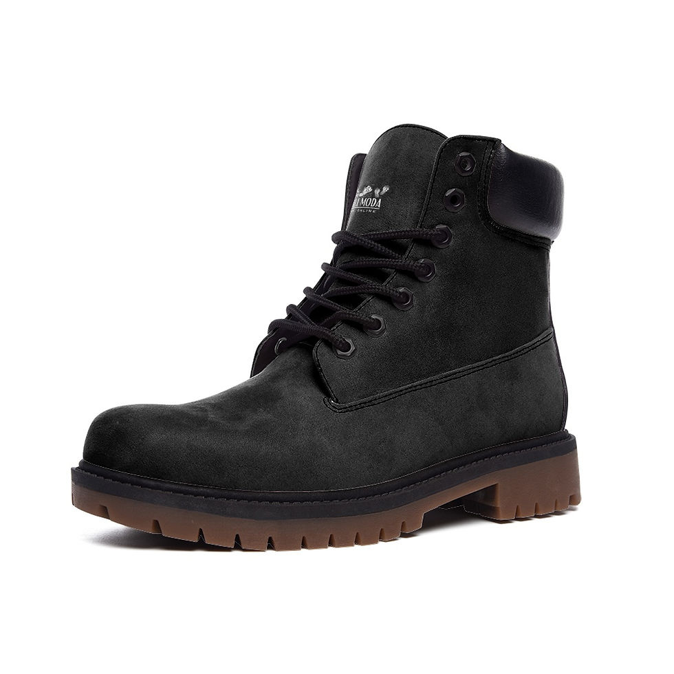 Thumbnail: Botas color negro para caballero moda de invierno