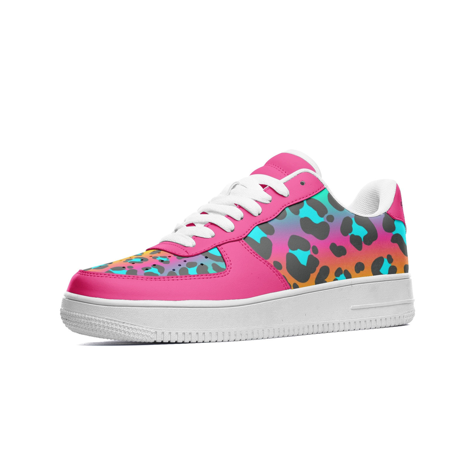 Zapato rosado animalprint con turquesa para dama pasosbell moda