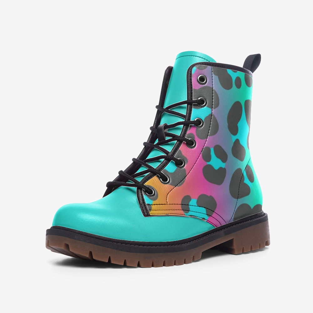 Botas para dama color turquesa ideal para el frio