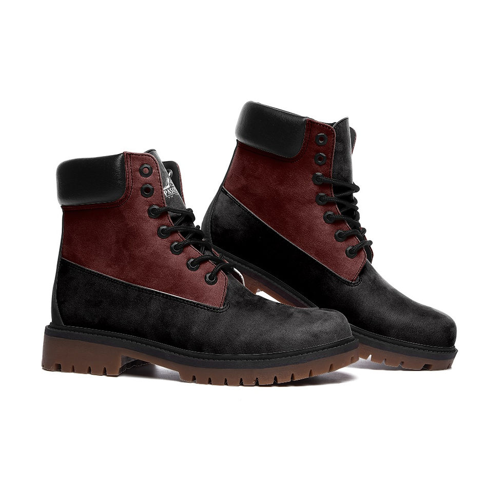 Thumbnail: Botas color negro con marron para caballero moda de invierno