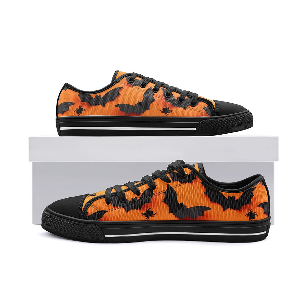 Thumbnail: Zapatos Halloween naranja para dama Halloween Party Woman Shoes Pasosbell Moda