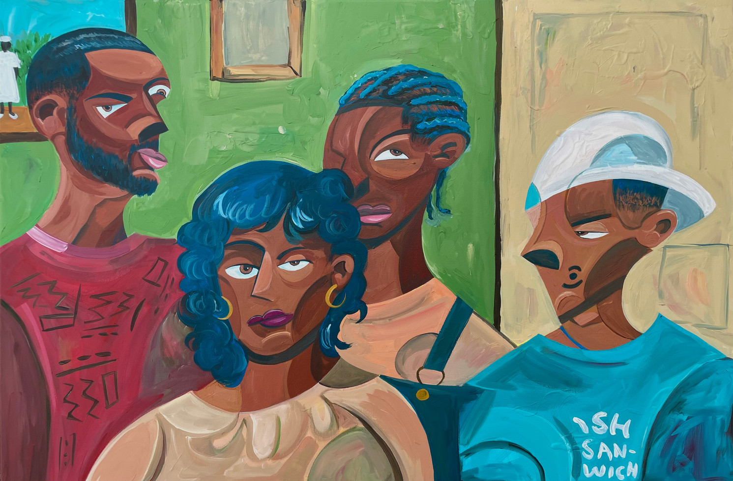 Cubism painting