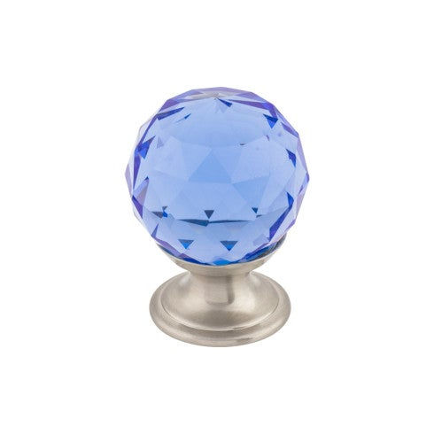 Top Knobs Blue Crystal Knob - Crystal & Additions Collection