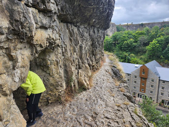 Peak District caving