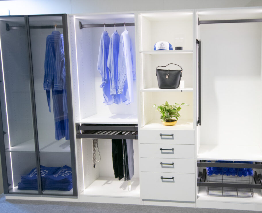 Blue Valley White Closet – installed view 1