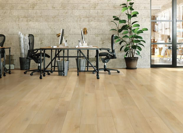 Metroflor Deja New San Marcos Oak, Rye room scene