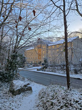 Rock Mill in snow
