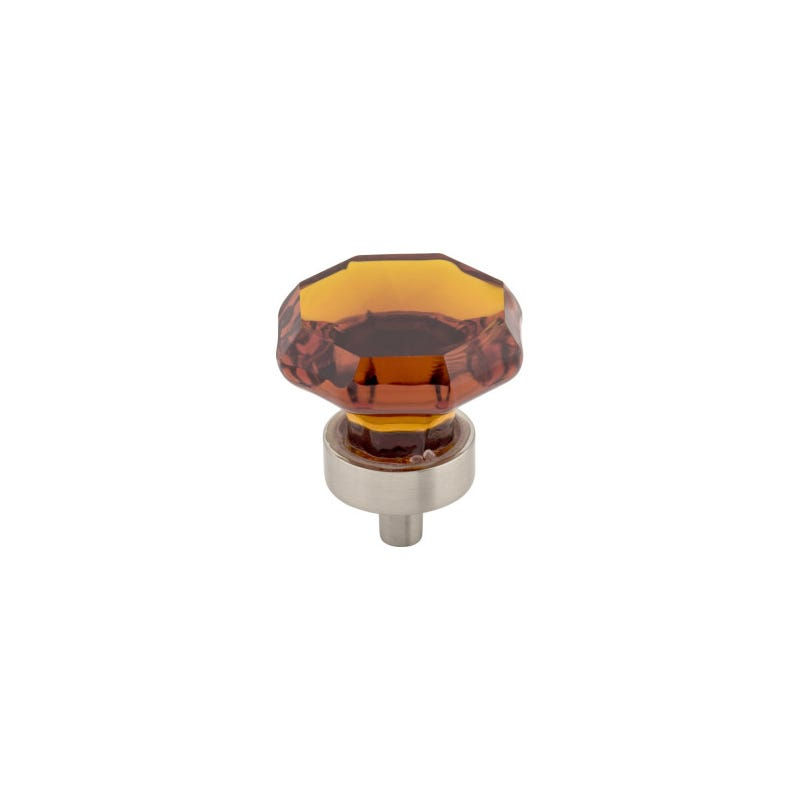 Top Knobs Wine Octagon Crystal Knob - Crystal & Additions Collection detail view