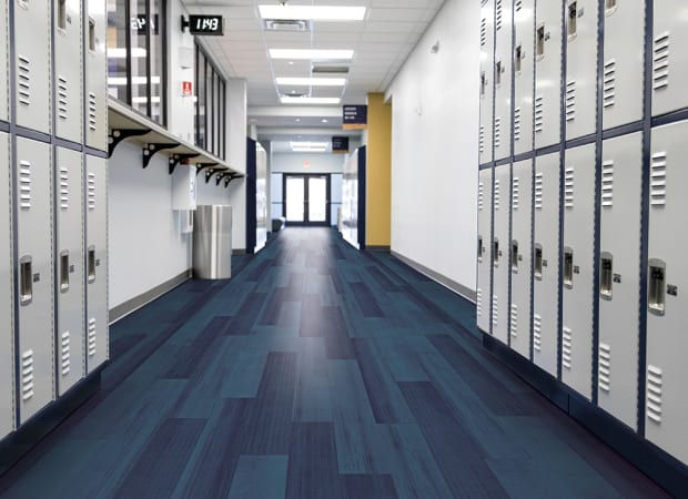 Metroflor Deja New Alleyway, Indigo room scene