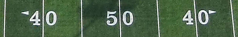 Joe T Robinson High School synthetic turf football field number package built by Midwest Synthetic Turf Professionals