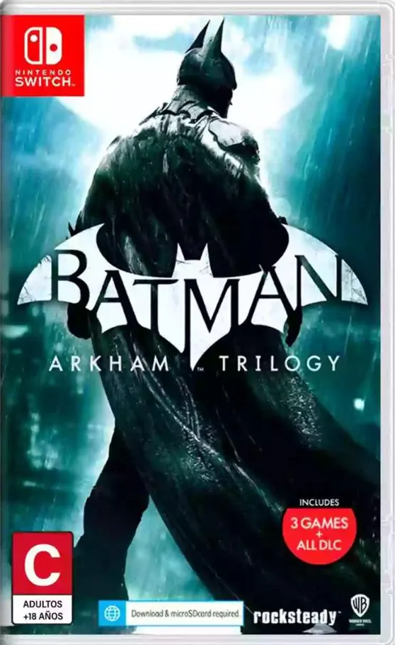 Batman arkham trilogy Nintendo Switch, Físico