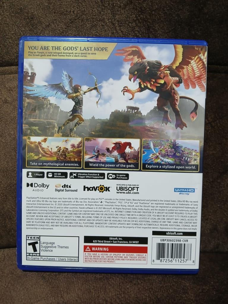 Miniatura: Immortals Fenyx Rising Playstation 5 Ps5, Físico