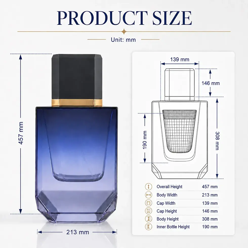 Thumbnail: Custom Giant Life‑size Perfume Bottle Display Prop for Window &amp; Exhibition 的