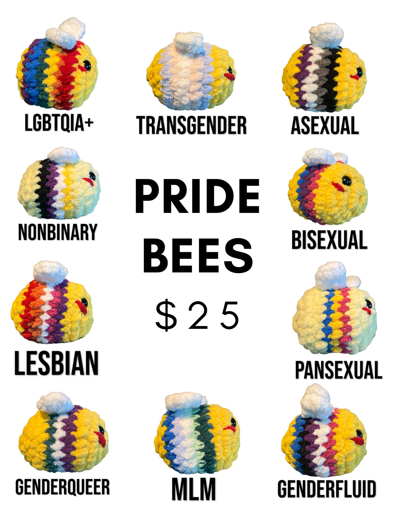 Pride Bees