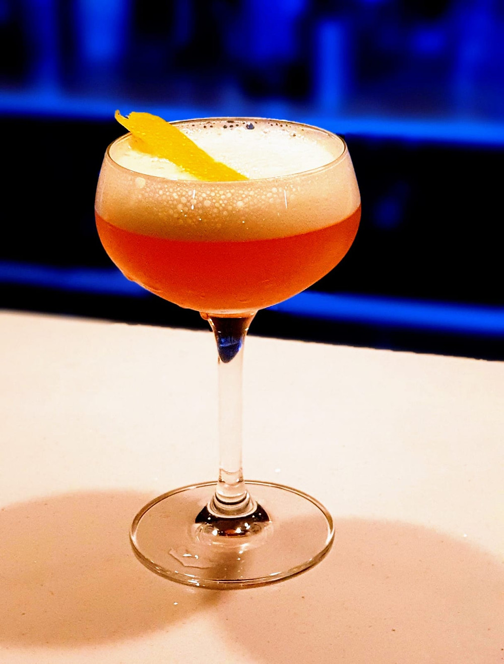 Christmas Tea Martini cocktail at the Gin Kitchen